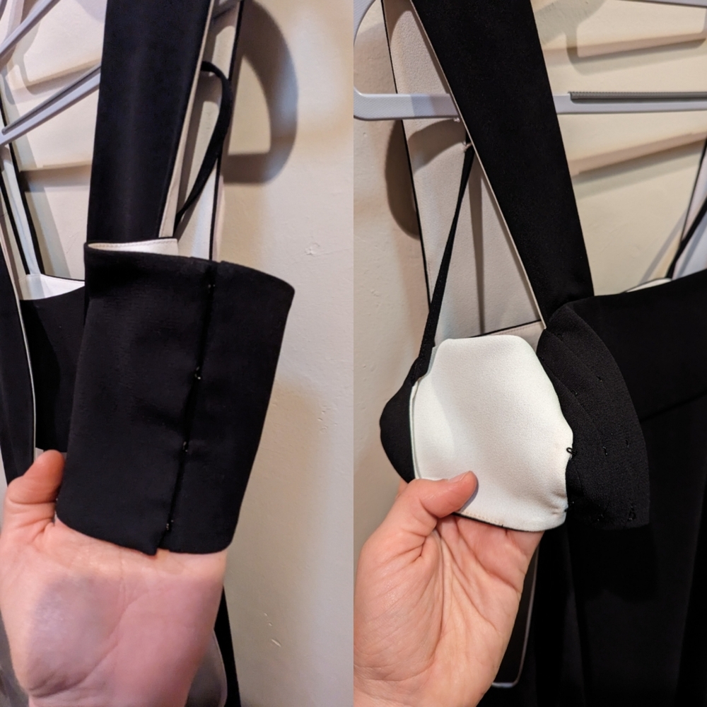 Alexander Wang Low V Dress in Black - Picture 9 of 14
